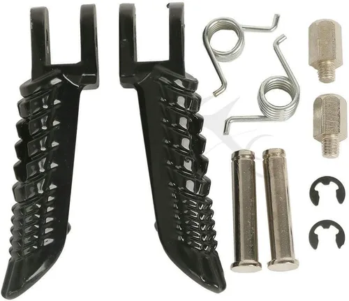 Vista 11 de TCT-MOTORPARTS Estriberas para reposapiés trasero delantero negro para Suzuki GSXR1000 2005-2025 GSXR600 750 2006-2025