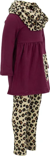 Vista 4 de Unique Baby Conjunto de 3 piezas a juego para niñas para cada conjunto de leggings navideños