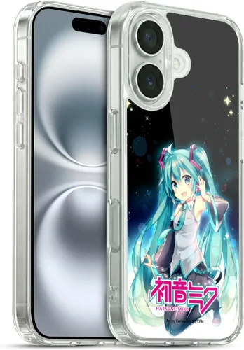 Vista 85 de Head Case Designs Licencia Oficial Hatsune Miku Gráficos Lindos Carcasa de Gel [Protección de Grado Militar] Compatible con Apple iPhone 7