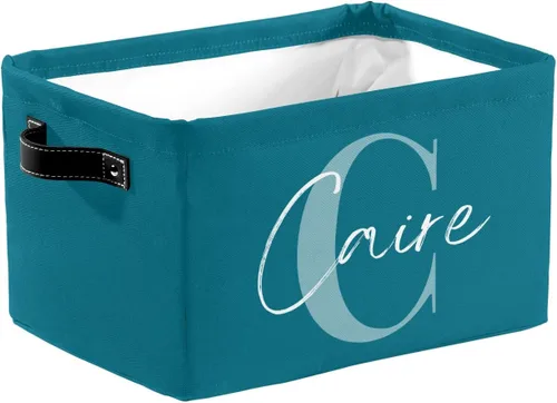 Vista 25 de Cesta de regalo personalizada con nombre, caja de juguetes de almacenamiento personalizada para niños, organizador de cubos de almacenamiento
