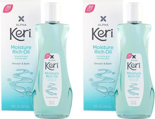 Vista 5 de Keri Aceite de baño de ducha rico en humedad, transparente, 8 onzas Replenishes & Seals in Moisture, Continuous Hydration, Softens & Smoothes