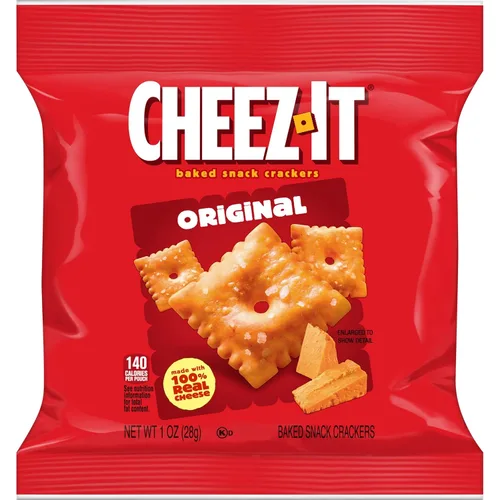 Vista 9 de Cheez-It Galletas de queso, galletas horneadas, aperitivos para el almuerzo, originales (40 paquetes)