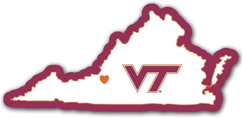 Vista 33 de AGANS NCAA unisex Home State Decal