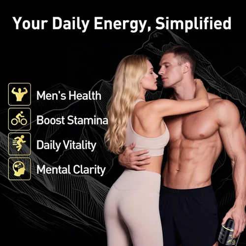 Vista 5 de Shilajit - Gomitas con Ashwagandha para hombres y mujeres, más de 85 oligominerales, 75% de ácido fúlvico, energía, resistencia y apoyo