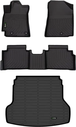 Vista 67 de HAFIDI® Juego de alfombrillas y forro de carga para Kia EV9 2024 2025 2026 (no apto para sillas de relajación), protección para todo tipo de clima