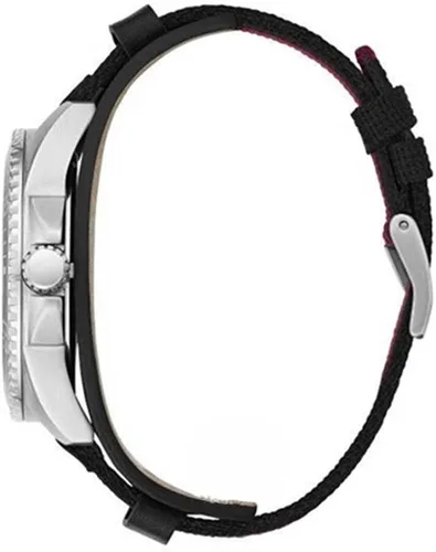 Vista 2 de GUESS Factory Mens Red and Black Cuff Watch NS