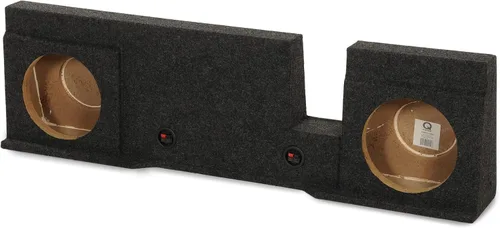 Vista 6 de QPower Downfire - Caja de subwoofer doble de 10 pulgadas, subcaja compatible con Ford F-150 SuperCrew 2004-2008