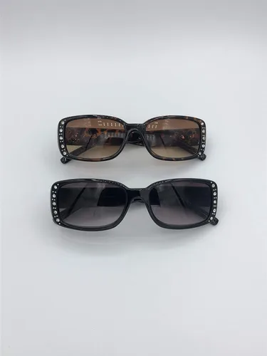 Vista 4 de Gafas de sol de lectura para mujer, forma rectangular clásica