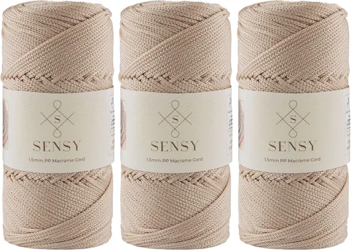 Vista 16 de Sensy Premium Cuerda de Poliéster 1.5mm (0.059 pulgadas) 164 Yardas Cuerda de Polipropileno 100% Cuerda de Macramé 1.5mm Cuerda para Bolsa