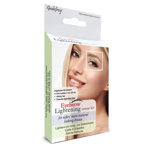 Vista 7 de Godefroy Kit de aplicación de un solo uso de crema para aclarar el color de las cejas