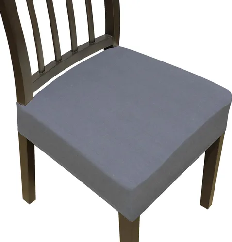 Vista 18 de Fundas para silla de comedor, juego de 2 fundas para sillas de comedor, fundas elásticas de jacquard para sillas de cocina, funda extraíble lavable