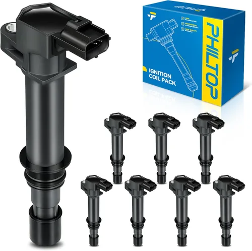 Vista 14 de PHILTOP Paquete de Bobina de Encendido para Tundra Sequoia 4Runner GX470 LS430 SC430 Land Cruiser LX470 GS430, Paquete de Bobina de Encendido UF230