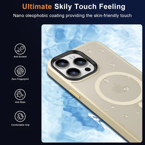 Vista 82 de MOCCA - Funda magnética resistente para iPhone XR de 6.1 pulgadas, compatible con MagSafe, funda con protección contra caídas de grado militar