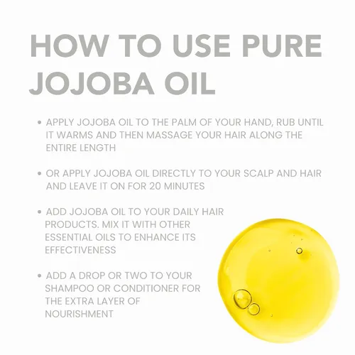 Vista 4 de BodyJ4You Aceite de Jojoba Orgánico para la Piel - Orgánico USDA 100% Puro Natural - Gua Sha Facial Dermaplaning para la Cara y el Cuero Cabelludo