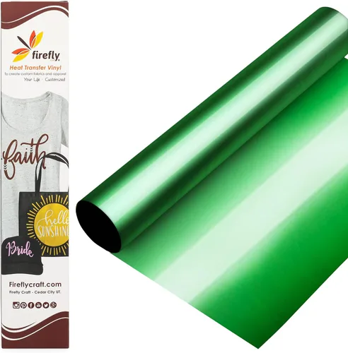 Vista 145 de Firefly Craft - Lámina de vinilo 3D de transferencia de calor, vinilo HTV grueso de 3 dimensiones, para planchar para usar con Cricut y Silhouette