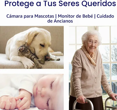 Vista 9 de Cámara de seguridad Canary View para interiores 1080p HD con lente gran angular Monitoreo de alerta activado por movimiento. Alexa, iOS, Android