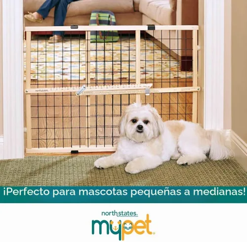 Vista 8 de MyPet Puerta de malla de alambre para mascotas