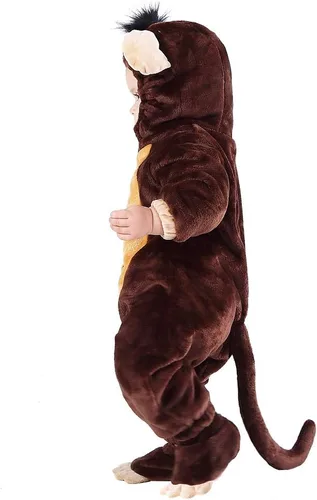Vista 6 de HSCTEK Baby Monkey Onesie Costume 0-24Month