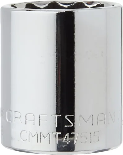 Vista 16 de CRAFTSMAN - Llave poco profunda, SAE, accionamiento de 1/2 pulgada, 1 pulgada, 12 puntas (CMMT47514)