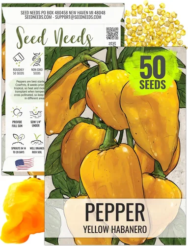 Vista 36 de Seed Needs - Semillas de pimiento arcoíris para plantar verduras, 1 paquete