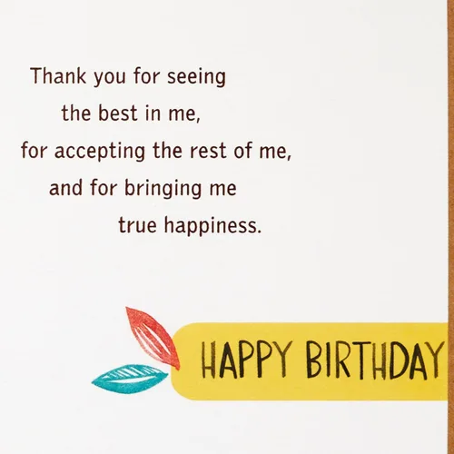 Vista 4 de Hallmark - Tarjeta de cumpleaños para marido o novio (Un regalo cada día)