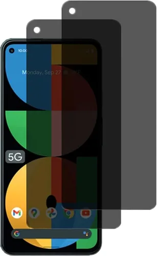 Vista 7 de Protector de pantalla transparente para Google Pixel 5a 5G HD de vidrio templado, 2 unidades, dureza 9H, antiarañazos, protector de pantalla