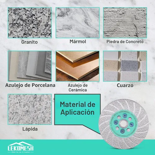 Vista 5 de Muela de Corte de Diamante - Muela de Molienda de Diamante 4"/100mm, Muela de Molienda de Granito para Dar Forma a Gres Porcelánico, Azulejos