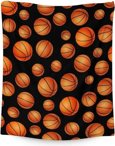 Vista 7 de Manta de baloncesto – 40 x 30 pulgadas, manta de baloncesto pequeña, regalos para niños y niñas, ideas de regalo de franela suave, afelpada y cómoda