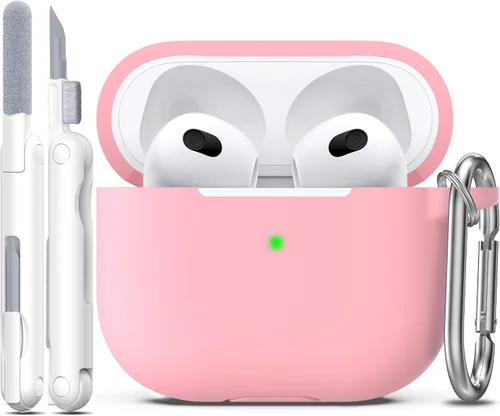 Vista 80 de R-fun for AirPods 2nd/1st Case Silicone Cover, Banana Violet Violeta plátano