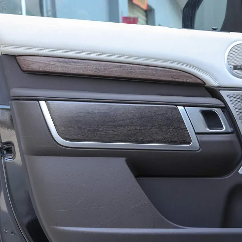 Vista 8 de 4 piezas de repuesto para Land Rover Discovery 5 L462 2017 2018 ABS Interior puerta decoración panel cubierta Trim LR5 (negro)