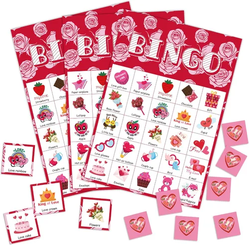 Vista 11 de OHOME Juegos de Navidad Bingo de Navidad para niños – 24 jugadores, manualidades de Navidad, actividades, regalos de fiesta para familias, regalos