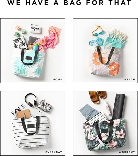Vista 7 de ALOHA Collection Totes, Monstera en algas