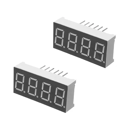 Vista 5 de Othmro 5pcs ánodo común pantalla LED tubo digital 3 bits 7 segmento negro 11pin con una buena salida de luz uniforme