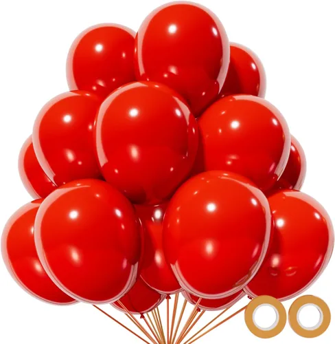 Vista 51 de 110 globos negros pequeños de látex negro de 5 pulgadas, mini globos negros gruesos de cumpleaños para decoración de bodas, baby shower. B01-negro