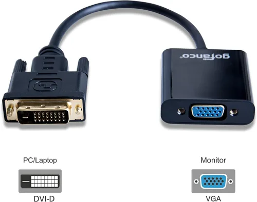 Vista 2 de gofanco Convertidor de adaptador activo DVI-D a VGA (DVIDVGA2)