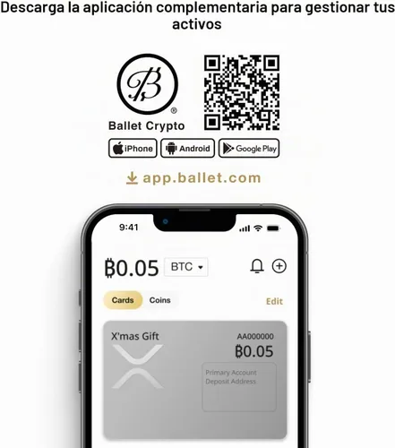 Vista 7 de Ballet XRP - Tarjeta de almacenamiento en frío, acero inoxidable, sin frase