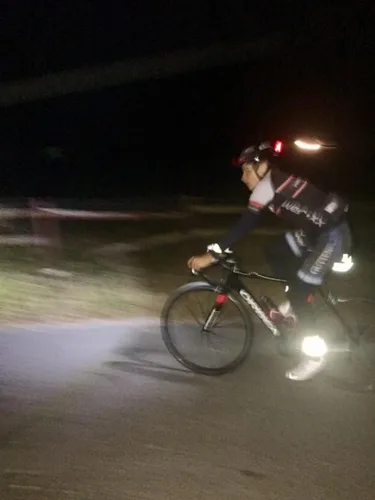 Vista 8 de Calcetines de ciclismo y running altamente reflectantes - Seguridad nocturna