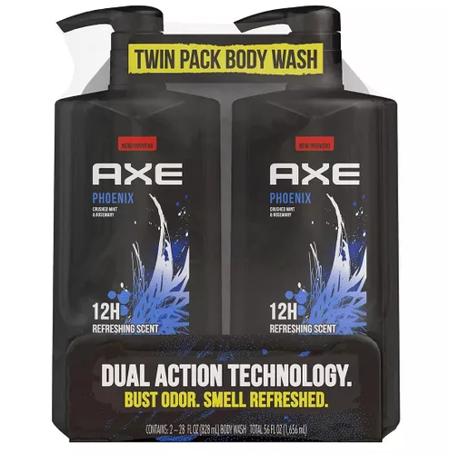 Vista 10 de AXE Gel de baño para hombres, Phoenix, 28 oz con bomba