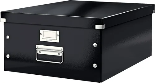 Vista 16 de Leitz Caja de almacenamiento A5, gama Click and Store 60430001 - Pequeña caja organizadora negra A4 Negro