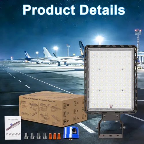 Vista 7 de Soporte de muñón de luz de estacionamiento LED 350W 52500LM