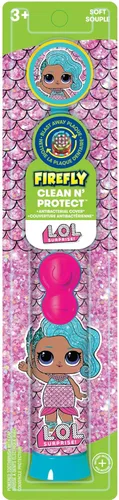 Vista 10 de FIREFLY Clean N' Protect, L.O.L. Surprise! Cepillo de dientes con cubierta de carácter higiénico, cerdas suaves, mango de agarre antideslizante