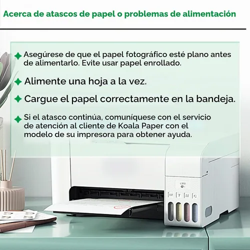 Vista 5 de Koala Papel de folleto brillante de doble cara 8.5x11 en 42LB 100 hojas