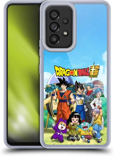 Vista 169 de Head Case Designs Funda de gel con licencia oficial de Dragon Ball Super Group Future Trunks Arc Characters [protección de grado militar] compatible