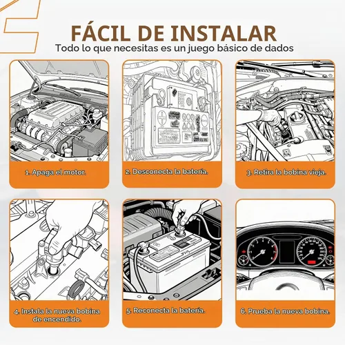 Vista 7 de Bobinas de encendido autoexactas FD508 Juego de bujías para Ford Lincoln