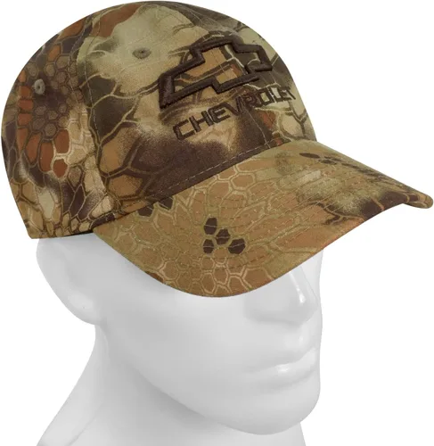 Vista 2 de Gorra Chevrolet Bowtie 3D, táctica, de camuflaje con bordado de la bandera de EE. UU., talla única , Negro