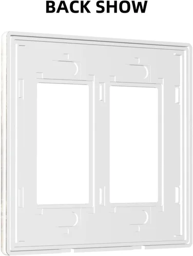 Vista 941 de Placa de Interruptor de Luz Azul de 1 Gang, Placa de Pared Decorativa de Palanca Individual, Cubierta de Placa de Pared de Palanca, Placa Frontal