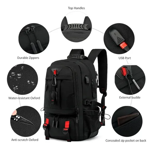 Vista 4 de BOLSO GRANDE DE VIAJE PREMIUM – MULTIFUNCIONAL Y ESPACIOSO