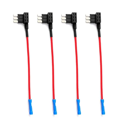 Vista 9 de Grifo de fusible para añadir un circuito para automóvil, 3 clavijas, 32 V, 5A-30 A, adaptador de fusible para agregar un circuito, adaptador