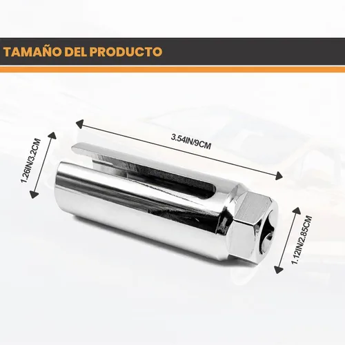 Vista 2 de 70094-Zócalo de sensor de oxígeno de 1/2 pulgada x 7/8” (22mm) - se ajusta a todos los vehículos para la extracción e instalación de sensor