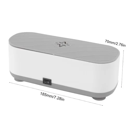 Vista 2 de Limpiador ultrasónico de joyas, máquina de ultrasonido portátil profesional para el hogar, limpiador de ultrasonido portátil para limpiar anillos